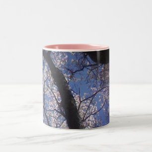 Frühjahrbäume Zweifarbige Tasse