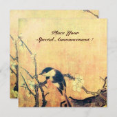 FRÜHJAHRESMONOGRAMM, Gelbbraun Ankündigung (Vorne/Hinten)