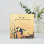 FRÜHJAHRESMONOGRAMM, Gelbbraun Ankündigung (Stehend Vorderseite)