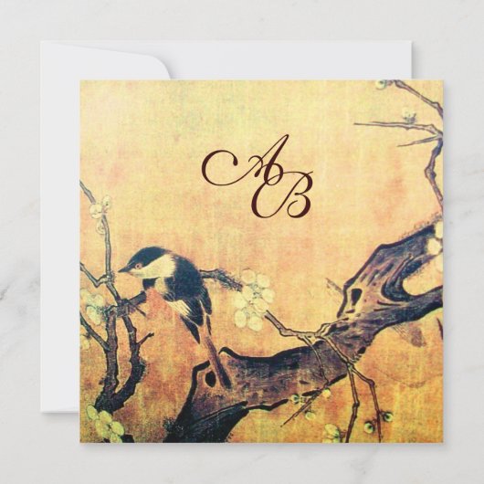 FRÜHJAHRESMONOGRAMM, Gelbbraun Ankündigung (Rückseite)