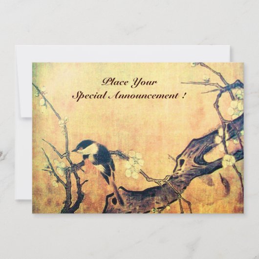 FRÜHJAHRESMONOGRAMM, Gelbbraun Ankündigung (Vorderseite)