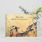 FRÜHJAHRESMONOGRAMM, Gelbbraun Ankündigung (Stehend Vorderseite)