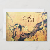 FRÜHJAHRESMONOGRAMM, Gelbbraun Ankündigung (Rückseite)