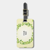 Frühjahrs-Blätter Gepäckanhänger (Vorderseite vertikal)
