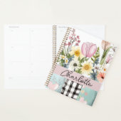 Frühjahrs-Blume-Design mit Namen Planer (Anzeige)