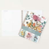Frühjahrs-Blume-Design mit Namen Planer (Anzeige)