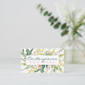 Frühjahrs-Blume Hochzeit- und Party-Center-Miete Visitenkarte (Stehend Vorderseite)