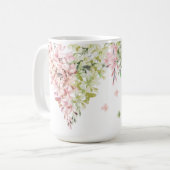 Frühjahrs-Blume Kaffeetasse (Vorderseite Links)