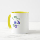 Frühjahrs-Blume-Tasse - Design "Spring Brings Hope Tasse (Vorderseite Links)