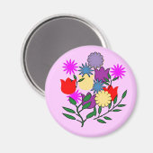 Frühjahrs-Blumenknospen-Magnet Magnet (Vorderseite/Rückseite)