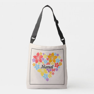 Frühjahrs-Blumenliebe-Herz-Einkaufstasche Tragetaschen Mit Langen Trägern