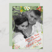 Frühjahrs-Foto Save the Date (Vorne/Hinten)