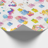 Frühjahrs-Geburtstagsfeier Geschenkpapier (Ecke)