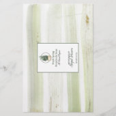 💚 🍏 🌿 Frühjahrs-Grüntöne Watercolor Soap Wrap P (Vorderseite)