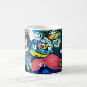 Frühjahrs-Jazz-Abstrakt Jeff Hankamer Artjunkhaus Kaffeetasse