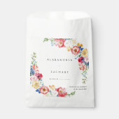 Frühjahrs-Mehrfarben-Hochzeit Geschenktütchen (Vorderseite)
