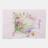 Frühjahrs-Ostereier-Blume Geschirrtuch (Horizontal)