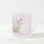 Frühjahrs-Ostereier-Blume Mattglastasse (VorderseiteRechts)