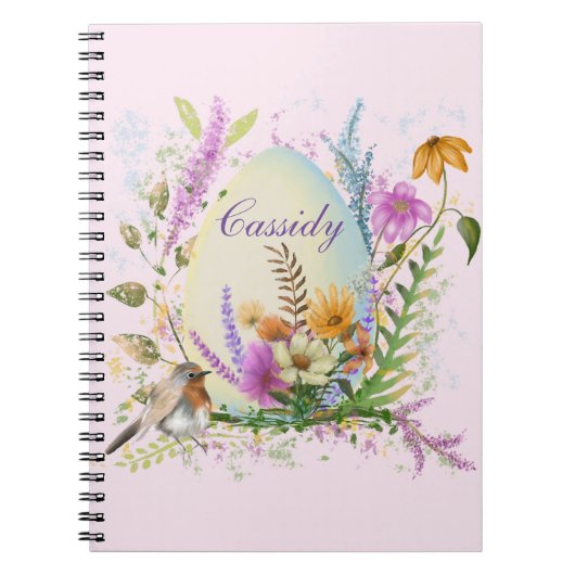 Frühjahrs-Ostereier-Blume Notizblock (Vorderseite)