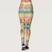 Frühjahrs-Osterfreude Leggings (Rückseite)