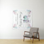 Frühjahrs-Osterfröhlichkeit Geburtstag LKW Wandteppich (Beispiel (Horizontal))