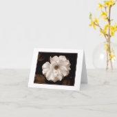 'Frühjahrs-Sepia-Rose' Blank-Note-Karte Karte (Gelbe Blume)