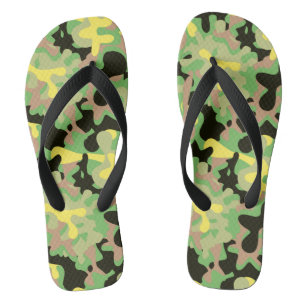 Frühjahrs-Signatur-Camo Badesandalen