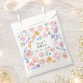 Frühjahrs-Wasserfarben-Hochzeit Geschenktütchen (Ausgeschnitten)