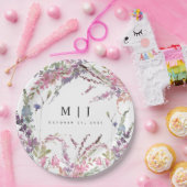 Frühjahrs-Wildblume Blumenzapfplatte Pappteller (Party)