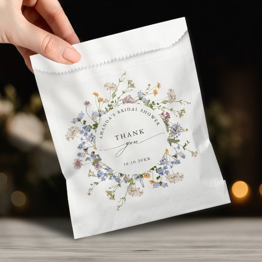 Frühjahrs-Wildblume Brautparty Meadow Garden Geschenktütchen