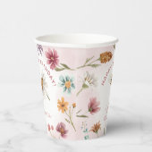 Frühjahrs-Wildblume Geburtstagsparty Paper Cups Pappbecher (Rechts)