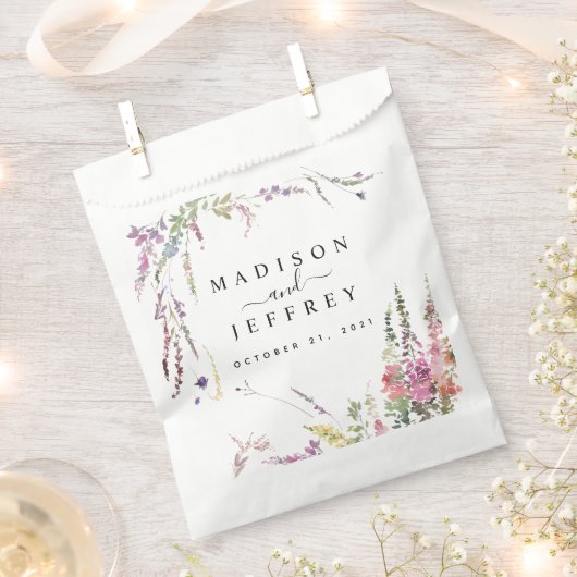 Frühjahrs-Wildblume Geschenktütchen (Ausgeschnitten)