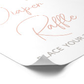 Frühjahrs-Wildblume Kinderdusche Windeln Windeln R Poster (Ecke)