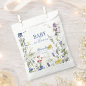 Frühjahrs-Wildblumen Baby in Bloom Baby-Dusche Geschenktütchen (Ausgeschnitten)