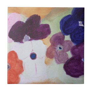 Frühjahrsanemonen Keramik Tile Fliese