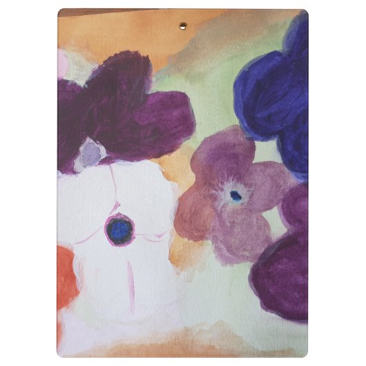 Frühjahrsanemonen Klemmbrett (Rückseite)