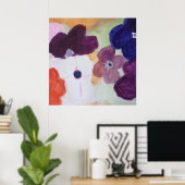 Frühjahrsanemonen Poster (Heimbüro)