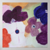 Frühjahrsanemonen Poster (Vorne)