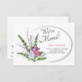 Frühjahrsankündigung Dankeskarte (Vorne/Hinten)