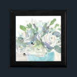 Frühjahrsanordnung - Aquarellbouquet Erinnerungskiste<br><div class="desc">Frühjahrsvereinbarung II von Samuel Dixon. Ein Bouquet Aquarellfarben-Blume in einer sehr gedämpften Farbpalette.</div>