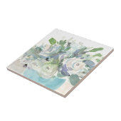 Frühjahrsanordnung - Aquarellbouquet Fliese (Seite)