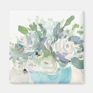 Frühjahrsanordnung - Aquarellbouquet Magnet