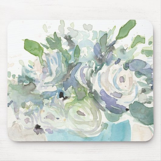 Frühjahrsanordnung - Aquarellbouquet Mousepad (Vorne)