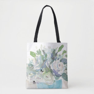 Frühjahrsanordnung - Aquarellbouquet Tasche
