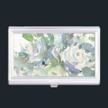 Frühjahrsanordnung - Aquarellbouquet Visitenkarten Dose<br><div class="desc">Frühjahrsvereinbarung II von Samuel Dixon. Ein Bouquet Aquarellfarben-Blume in einer sehr gedämpften Farbpalette.</div>