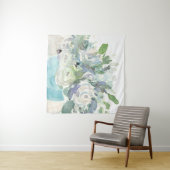 Frühjahrsanordnung - Aquarellbouquet Wandteppich (Beispiel (Horizontal))