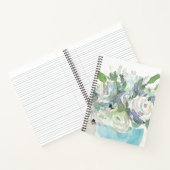 Frühjahrsanordnung - WasserfarbenBouquet Notizblock (Innenseite)