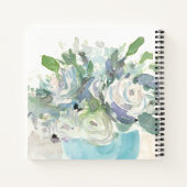 Frühjahrsanordnung - WasserfarbenBouquet Notizblock (Rückseite)