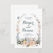 Frühjahrsaufenthalte, Einladung zur Blumenhochzeit (Vorne/Hinten)