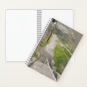 Frühjahrsausblick Von den Treppen - Sketch Notizblock (Innen)